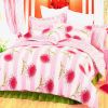 Blancho Bedding - [Pink Chrysanthemum] 100% Cotton 4PC Comforter Set (Twin Size)