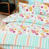 Blancho Bedding - [Blooming Flowers] 100% Cotton 3PC Duvet Cover Set (Twin Size)(Comforter not included)