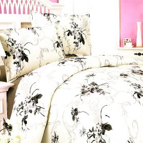 Blancho Bedding - [Spring Rose] 100% Cotton 4PC Comforter Set (Twin Size)