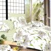 Blancho Bedding - [Green Lotus] 100% Cotton 4PC Comforter Set (Twin Size)