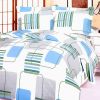 Blancho Bedding - [Blue Fantasy] 100% Cotton 5PC Comforter Set (Queen Size)