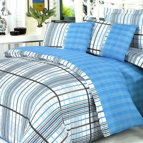 Blancho Bedding - [Heart of Ocean] 100% Cotton 4PC Duvet Cover Set (Queen Size)(Comforter not included)