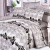 Blancho Bedding - [Pale Purple Classic] 100% Cotton 4PC Duvet Cover Set (Queen Size)(Comforter not included)