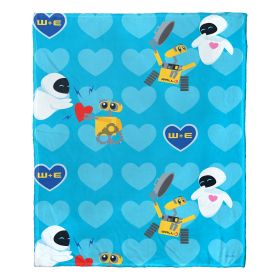 Wall-E; Robo Love Aggretsuko Comics Silk Touch Throw Blanket; 50" x 60"